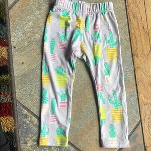 Cactus Print Dot Dot Smile Leggings